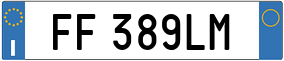 Truck License Plate